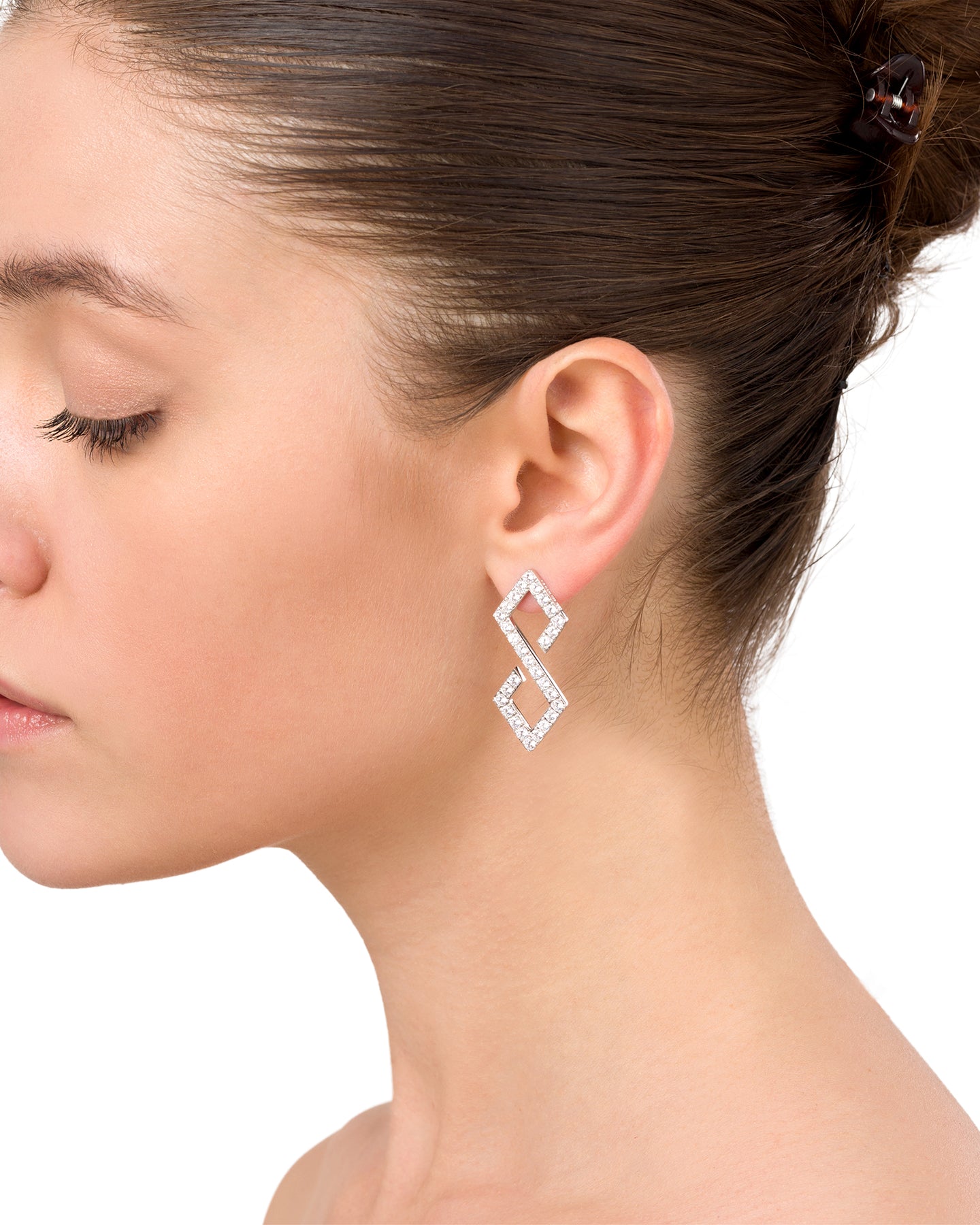 Bond Silver Jeweled - 40MM - KAREN WAZEN